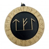 Рунический став Успешность в бизнесе(d-90мм),дерево. Рунический став Успешность в бизнесе(d-90мм),дерево.