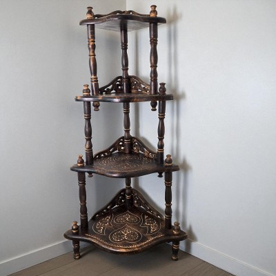 Этажерка из мангового дерева на 4 полки (115х59х42 см)