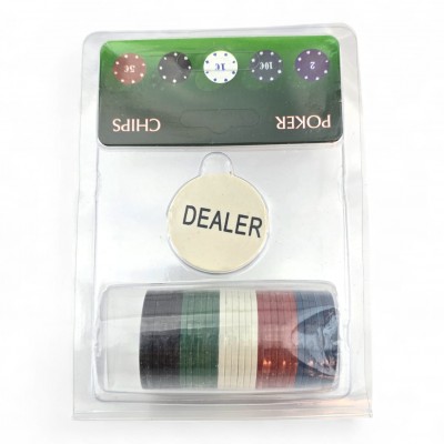 Покерные фишки (30 фишек+1) (d-4 см)