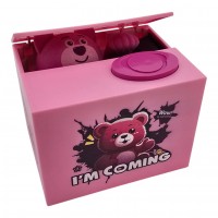 Интерактивная копилка Медвежонок на батарейках (12 х 10 х 9 см)