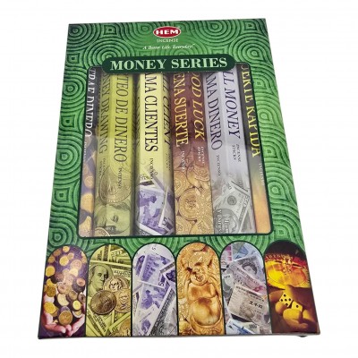Money Series 6 In 1 Hexa Gift Pack Подарочный набор  Денежная серия, 6 ароматов, 6xHEX по 20 палочек
