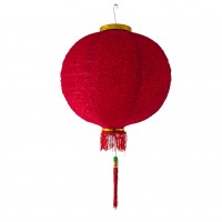Фонарь китайский  красный  декоративный складной 40 см