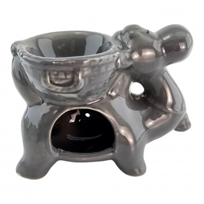 Аромалампа керамическая серая Верблюд (11х11х6 см)