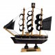 Модель парусника на подставке Пиратский корабль (13.5 × 13.3 × 3.2 см)