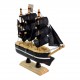 Модель парусника на подставке Пиратский корабль (11.5 × 11.2 × 3 см)