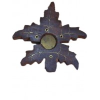 Подставка под благовония Лист розовое дерево (8х8,5х1 см) Подставка под благовония Лист розовое дерево (8х8,5х1 см)