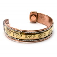 Браслет медный с магнитами Будда (№2)