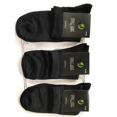 Носки STYLE LUXE ликра хлопок средние мужские 41-46 Двойная пятка и носок Украина