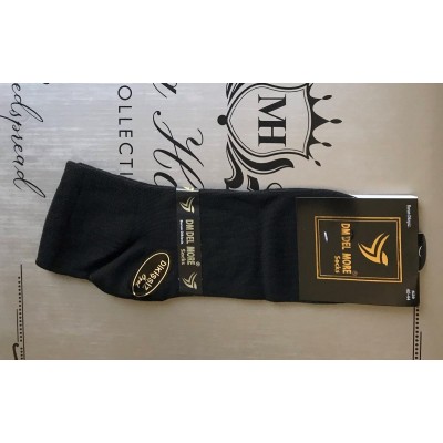 Носки DM DEL MORE полусредний бесшовный хлопковый 41-44 в чёрном цвете Турция