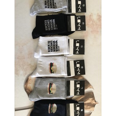 Носки LOMM ликра мужская 41-44 приколы ассорти