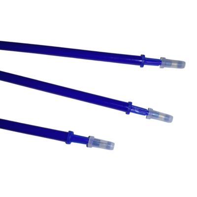 Стержень для ручки гелевой пиши-стирай синий 0.5мм/12.5см