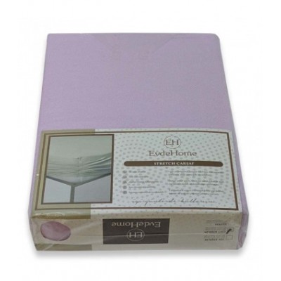 Простынь махровая на резинке Evde Home на спальное место 160*200 Турция