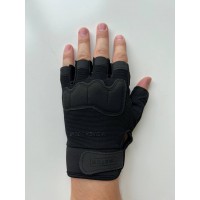 Перчатки ULTIMATUM открытые Чёрные