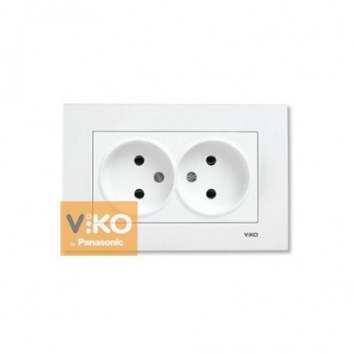 Розетка 2-ая без заземления ViKO Karre