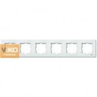 Рамка 6-я горизонтальная белая ViKO Karre