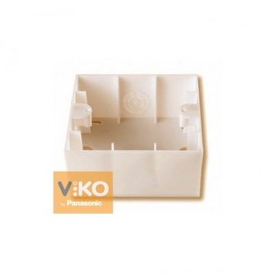 Коробка для наружного монтажа крем ViKO Karre