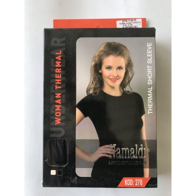 Термо футболка женская NAMALDI Цвет: чёрный S, M, L, XL Производство Турция