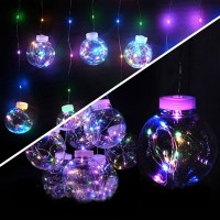 Гирлянда-штора (Curtain-Lights) Ball Lamp 200L M-1 внутренняя, пров.:прозрачный, 3м (Разноцветная)