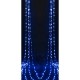 Гирлянда-водопад (Curtain-Lights) Itrains-480-B внутренняя, пров.:прозрачный, 3*3м (Синий)