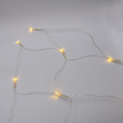Гирлянда-сетка (Net-Lights) NET120WW-1 внутренняя, пров.:прозрачный, 1.5м (Белый-теплый)