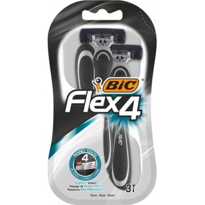 Станки одноразовые BIG 4 Flex 3шт