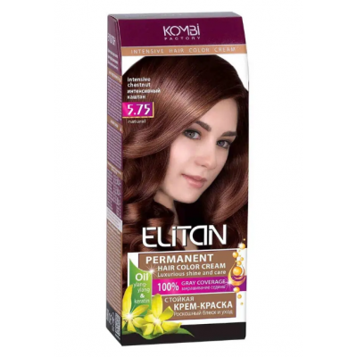 Крем-краска ETILAN интенсив №5.75 Интенсивный каштан Jee Cosmetics