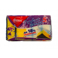 Губка Prodom Perfect Sponge  5 шт  ШК 18% экономии