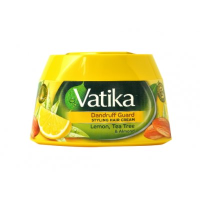 Крем для волос Защита от перхоти VATIKA (Лимон, Чайне дерево, Мигдаль) 140мл