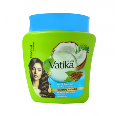Маска для волос Обьемные и густые волосы VATIKA HAMMAM ZAITH (Кокос) 500г