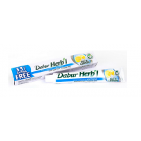 Зубная паста Отбеливающая соль с лимоном DABUR HERB'L 60+20г