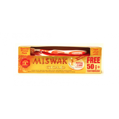 Зубная паста Miswak Gold 120+50г + зубная щетка