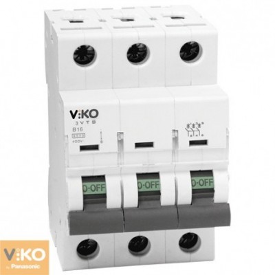 Автоматический выключатель (3p, 50А) Viko
