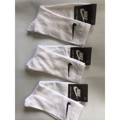 Носки NIKE ликра мужская 40-45 высокая резинка . Цвет : белый