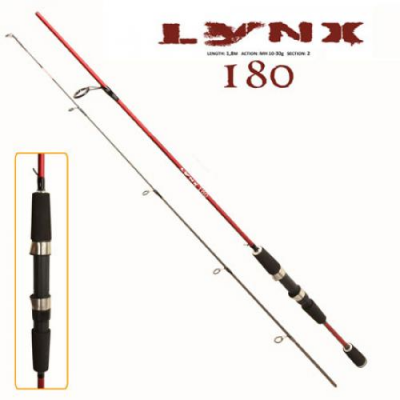 Спиннинг штекерный "Lynx" 1.8м 10-30г 2к