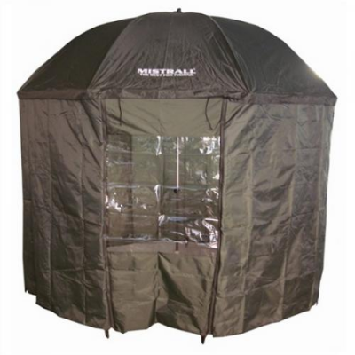 Зонт-палатка для рыбака d2.5м 1окно