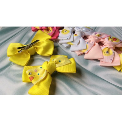 Заколка утка, смайлик 8 см