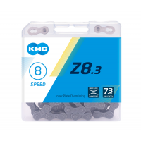 Цепь KMC Z8.3 Silver/Grey 7-8 скоростей 114 звеньев серебряный/серый + замок