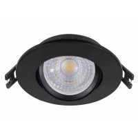 Точечный светильник luxel GU5,3 IP20 черный (DP-06B)