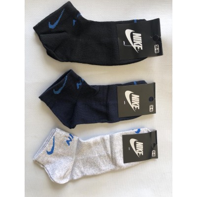 Носки NIKE ликра полусредние сетка 36-40. Цвет : темное ассорти Носки NIKE ликра полусредние сетка 36-40. Цвет : темное ассорти