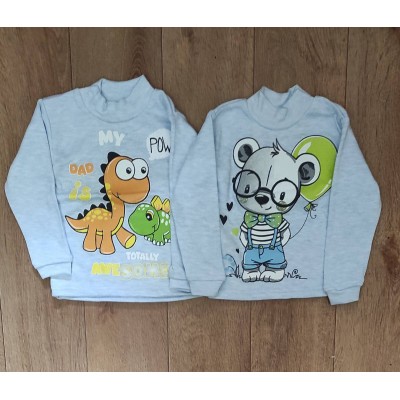 Водолазка интерлок 2 кнопки Разм 24-28