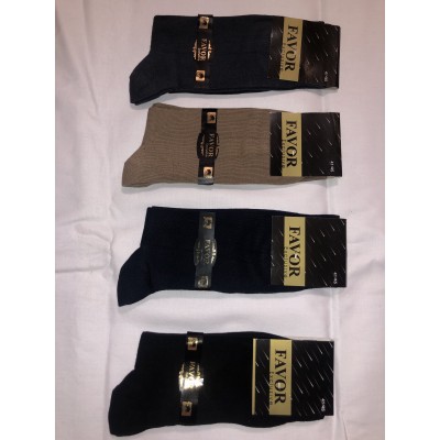 Носки FAVOR ликра хлопок мужские безшовные 42-45 . Цвет : ассорти Турция