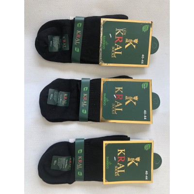 Носки KRAL бамбук средние мужские 40-44. Цвет : черный . Хорошее качество Турция