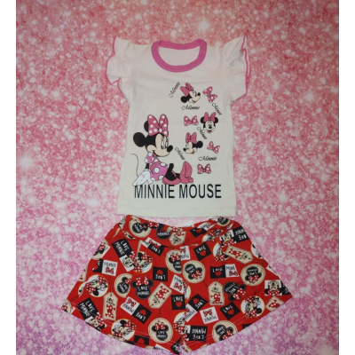 Детский комплект Минни шорты (фулликра) 0405 Размеры 28-34