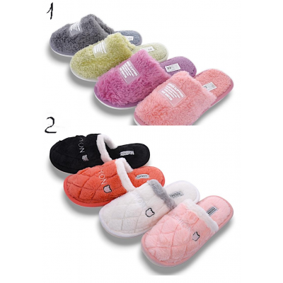 Тапочки женские. Размеры - 36-41, тонкий мех. Тапочки женские. Размеры - 36-41, тонкий мех.