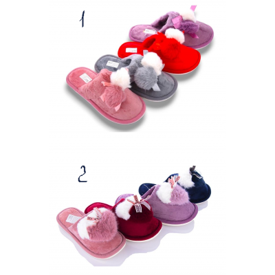 Тапочки женские. Размеры - 36-41, тонкий мех. Тапочки женские. Размеры - 36-41, тонкий мех.