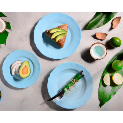 Тарелка Luminarc LOUIS XV LIGHT BLUE /19см десертная