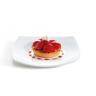 Тарелка Luminarc QUADRATO WHITE /190мм десерт