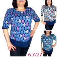 Жіночі футболки 111581. Розміри l, xl, 2xl, 3xl, 4xl (48-56)