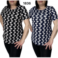Жіночі футболки 111579. Розміри l, xl, 2xl, 3xl, 4xl (48-56)
