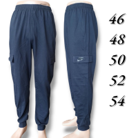 Брюки чоловічі швейка, тканина трикотаж х/б, синій.  Розміри: 46, 48, 50, 52, 54.